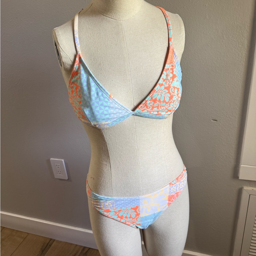 OP Orange Multi Bikini Set